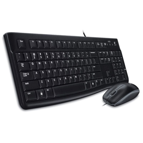 TECLADO Y MOUSE LOGITECH MK120 CON CABLE USB