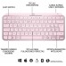 Teclado logitech mx keys mini rosa