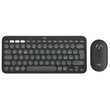 TECLADO + RATON WIRELESS MULTIDISPOSITIVO PEBBLE 2 NEGRO LOGITECH (Espera 4 dias)