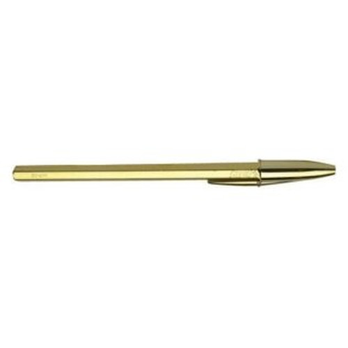BOLIGRAFO CRISTAL CELEBRATE TRAZO 0,4 MM. COLOR ORO BIC 9213401