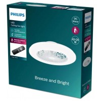 PHILIPS Ventilador Plafón con ventilador Amigo 42+20 W con luz LED