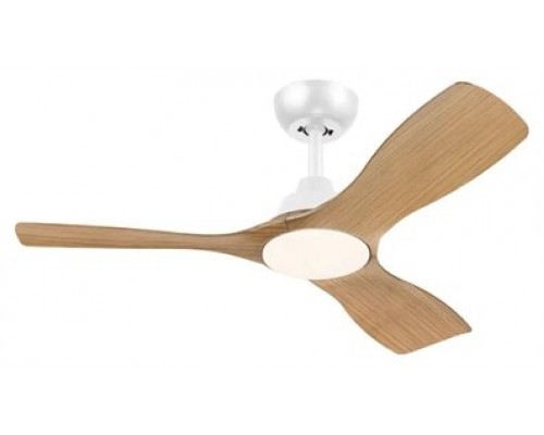 PHILIPS Ventilador Olas Blanco/Madera 28 W (ventilador) +24 W (luz)