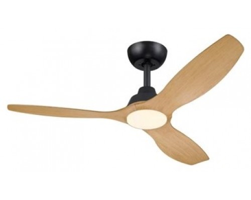 PHILIPS Ventilador Olas Negro/Madera 32 W (ventilador) +24 W (luz)
