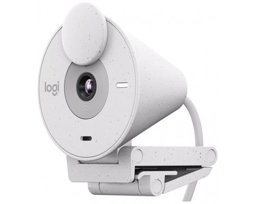 Webcam logitech brio 300 blanco crudo