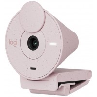 Webcam logitech brio 300 rosado full