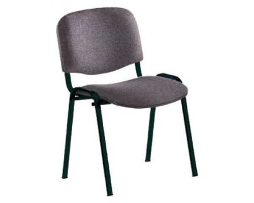 SILLA CONFIDENTE ESTRUCTURA DE TUBO METÁLICO RESPALDO Y ASIENTO TAPIZADOS COLOR GRIS ROCADA 965/1 (Espera 4 dias)