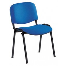 SILLA CONFIDENTE ESTRUCTURA DE TUBO METÁLICO RESPALDO Y ASIENTO TAPIZADOS COLOR AZUL ROCADA 965/3 (Espera 4 dias)