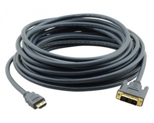 Kramer Electronics C&minus;HM/DM 7,6 m DVI-D HDMI Negro
