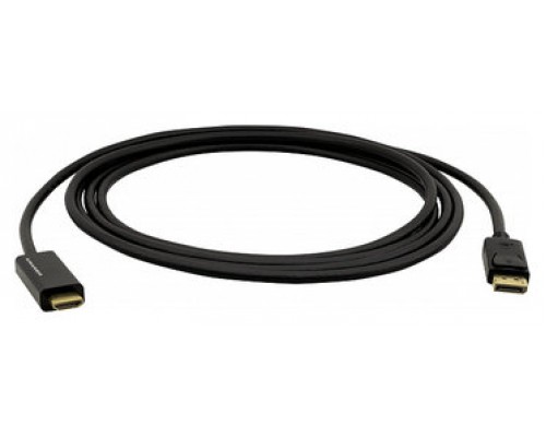 Kramer Electronics C-DPM/HM/UHD-6 adaptador de cable de vídeo 1,8 m DisplayPort HDMI Negro