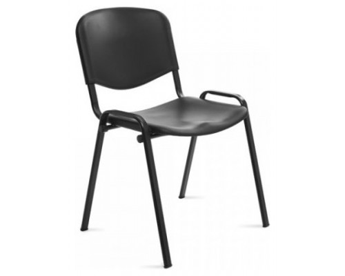 SILLA CONFIDENTE RESPALDO PLASTICO NEGRO / ASIENTO PLASTICO NEGRO ROCADA 975V15-4 (Espera 4 dias)