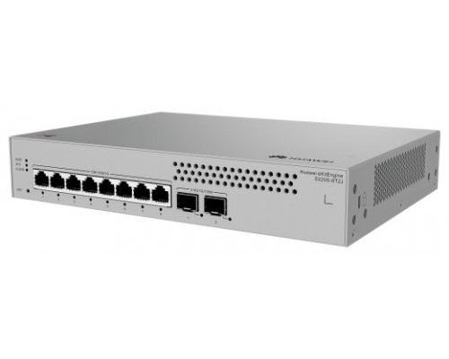 HUAWEI DATA COMMUNICATION,S220S 8T2J,S220S 8T2J,S220S 8T2J 8 10 100 1000BASE T PORTS, 2 2.5GE SFP PORTS, BUILT IN AC POWER, FANLESS