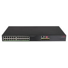 H3C - (9801A2DK) - H3C IE4320-28S-HPWR L2 INDUSTRIAL ETHERNET SWITCH WITH 8*10/100/1000BASE-T POE++ PORTS,16*10/100/1000BASE-T POE+ PORTS AND 4*1G/10GBASE-X SFP PLUS PORTS,WITHOUT POWER SUPPLIES