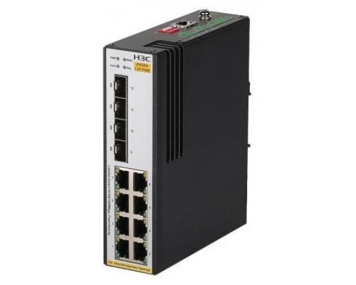 H3C IE4320-12P-UPWR L2 INDUSTRIAL ETHERNET SWITCH WITH 8*10/