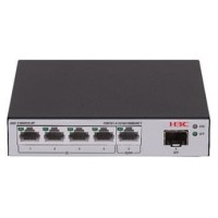 H3C LS-1600V2-6P-GL switch Gestionado L2 Gigabit Ethernet (10/100/1000) Negro, Gris