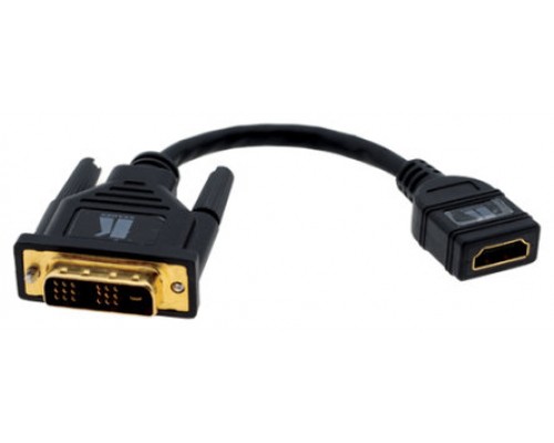 Kramer Electronics DVI-D (M) - HDMI (F) Negro