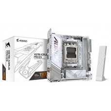 GIGABYTE X870I AORUS PRO ICE Placa base - Compatible con procesadores AMD Ryzen serie 9000, VRM de 8+2+1 fases, hasta 8400 MHz DDR5 (OC), 1xPCIe 5.0 M.2 + 1xPCIe 4.0 M.2, WI-FI 7, LAN 2,5 GbE, USB 4