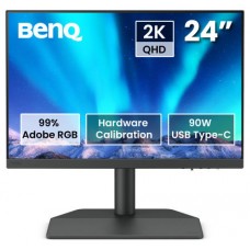 MONITOR PARA FOTOGRAFOS BENQ SW242Q 24.1” IPS,2K, 2560 X 1600, 16:10, 99% ADOBE RGB, 98% P3, CALIBRACIÓN, USB-C 90W, TÜV, LUT 3D 16 BITS, HDR10.