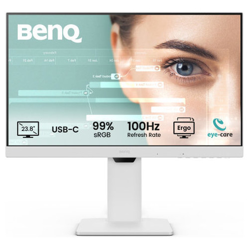 BenQ GW2486TC pantalla para PC 60,5 cm (23.8") 1920 x 1080 Pixeles Full HD Blanco-MR23 BenQ GW2486TC pantalla para PC 60,5 cm (23.8") 1920 x 1080 Pixeles Full HD Blanco