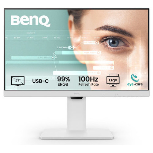 MONITOR BENQ GW2786TC 27” IPS 1080P, FHD, USB-C (65W), 100HZ, EYE-CARE, ERGONÓMICO, HUB USB, 99% SRGB, HDMI, DP, TÜV, BLANCO-MR28 MONITOR BENQ GW2786TC 27” IPS 1080P, FHD, USB-C (65W), 100HZ, EYE-CARE, ERGONÓMICO, HUB USB, 99% SRGB, HDMI, DP, TÜV, BLANCO