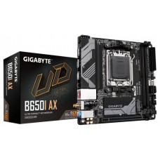 GIGABYTE B650I AX Placa base - AMD Ryzen serie 9000, VRM de 5+2+1 fases, hasta 6400 MHz DDR5 (OC), 1xPCIe 4.0 M.2, LAN 2,5 GbE, WIFI 6E, USB 3.2 Gen 2