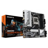 GIGABYTE B650M GAMING PLUS WIFI Placa base - Procesadores AMD Ryzen 9000, VRM de 5+2+2 fases, hasta 8000 MHz DDR5, 2xPCIe 4.0 M.2, LAN 2.5GbE, WIFI 6E, USB 3.2 Gen 1