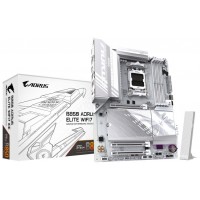 GIGABYTE B850 AORUS ELITE WIFI7 ICE Placa Base - Procesadores AMD Ryzen Serie 9000, VRM digital de 12+2+1 fases, hasta 8200MHz DDR5 (OC), 1xPCIe 5.0 + 2xPCIe 4.0 M.2, LAN 2.5, WIFI 7, USB 3.2 Gen 2x2