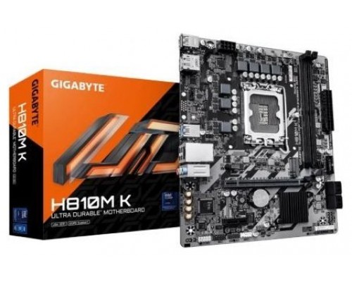PLACA GIGABYTE H810M K,INTEL,1851,H810,2DDR5,128GB,HDMI+DP,4SATA6+1M.2,GBLAN,3USB3.2,MATX