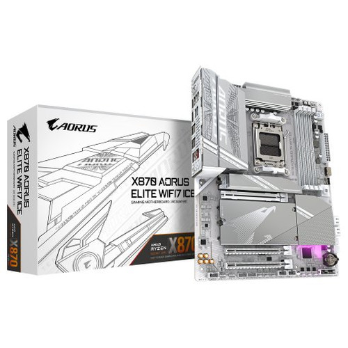 PB GIGABYTE AM5 X870 A ELITE WIFI7 ICE-GK67 PB GIGABYTE AM5 X870 A ELITE WIFI7 ICE