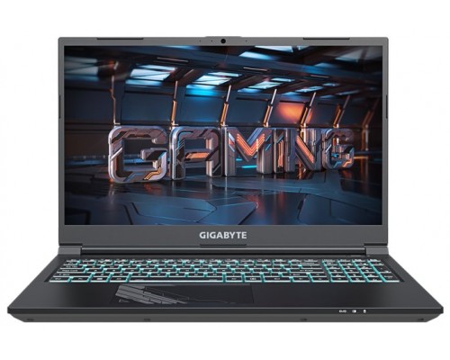 Gigabyte G series G5 KF-5 i5-12500H Portátil 39,6 cm (15.6") Full HD Intel® Core™ i5 16 GB DDR5-SDRAM 512 GB SSD NVIDIA GeForce RTX 4060 Wi-Fi 6E (802.11ax) Windows 11 Home Negro