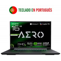 PORTATIL GIGABYTE AERO X16 1VH93PTC94AH AI 7 350 RTX5060 16GB 1TB 16" WQXGA W11H-132SX PORTATIL GIGABYTE AERO X16 1VH93PTC94AH AI 7 350 RTX5060 16GB 1TB 16" WQXGA W11H