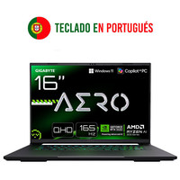 PORTATIL GIGABYTE AERO X16 2WHA3PTC65AH R9-370HX 32GB 1TB RTX5070 16" W11H-194DI PORTATIL GIGABYTE AERO X16 2WHA3PTC65AH R9-370HX 32GB 1TB RTX5070 16" W11H