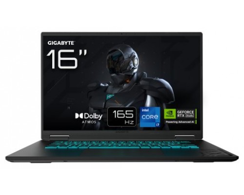 GIGABYTE GAMING A16 CVHI3PT864SD ordenador portatil Intel® Core™ i7 i7-13620H Portátil 40,6 cm (16") WUXGA 32 GB DDR5-SDRAM 1 TB SSD NVIDIA GeForce RTX 5060 Wi-Fi 6E (802.11ax) FreeDOS Negro