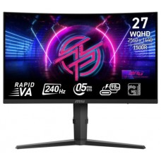 MSI MONITOR MPG 275CQRXF. 27" RAPID VA CURVO 1500R. 2560X1440 . 240HZ. NEGRO