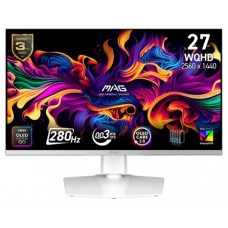 MSI MAG 272QPW QD-OLED X28 pantalla para PC 67,3 cm (26.5") 2560 x 1440 Pixeles Wide Quad HD Blanco