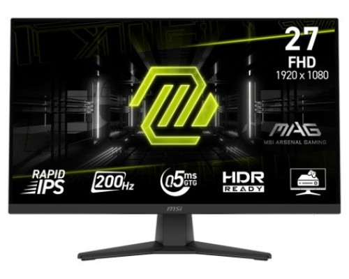 MSI MAG 272F pantalla para PC 68,6 cm (27") 1920 x 1080 Pixeles Full HD Negro