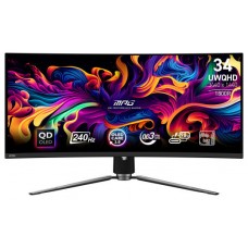 MSI MPG 341CQPX QD-OLED pantalla para PC 86,4 cm (34") 3440 x 1440 Pixeles UltraWide Quad HD Negro