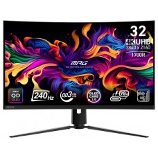 MSI MPG 321CURX QD-OLED pantalla para PC 80 cm (31.5") 3840 x 2160 Pixeles 4K Ultra HD Negro