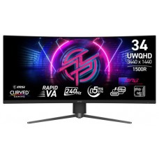 MSI MPG 346CQRF X24 pantalla para PC 86,4 cm (34") 3440 x 1440 Pixeles UltraWide Quad HD Negro