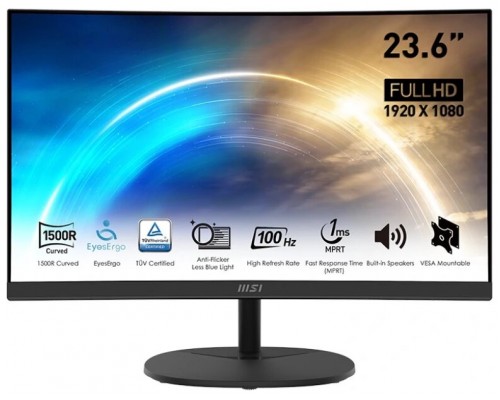 MSI MP2412C  Monitor 23.6" VA FHD 100hz 1ms MM Cur