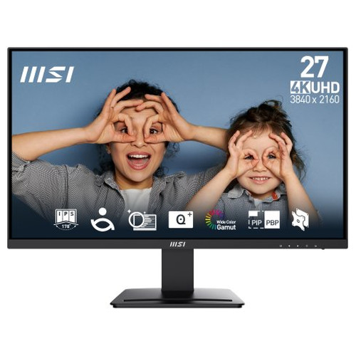 MSI Pro MP273U pantalla para PC 68,6 cm (27") 3840 x 2160 Pixeles 4K Ultra HD Negro-MR23 MSI Pro MP273U pantalla para PC 68,6 cm (27") 3840 x 2160 Pixeles 4K Ultra HD Negro
