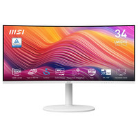 MSI MONITOR MODERN MD342CQPW. 34" VA CURVO 1500R. 3440X1440. 120 HZ. BLANCO-63MR MSI MONITOR MODERN MD342CQPW. 34" VA CURVO 1500R. 3440X1440. 120 HZ. BLANCO