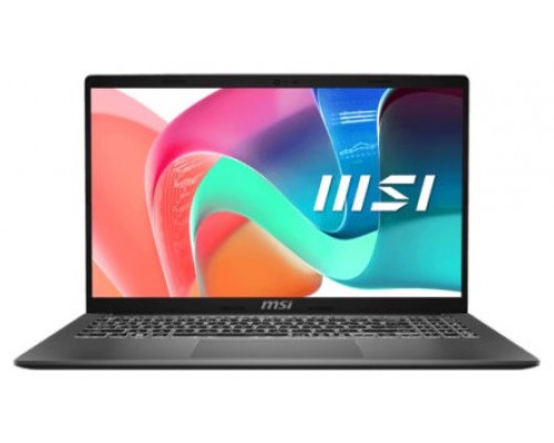 MSI PORTATIL MODERN 14 F1MG-441ES. 14" FHD (1920*1080), 60HZ. IPS. INTEL CORE 7 150U . IRIS XE GRAPHICS. DDR IV 8GB*2 (3200MHZ). 512GB NVME  SSD. W11 HOME