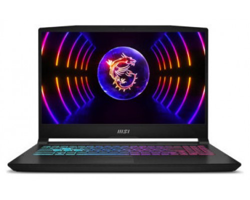 MSI PORTATIL. KATANA 15 B13VFK-1853XES.15.6" FHD (1920*1080), 144HZ 45%NTSC IPS-LEVEL.RTX 4060, GDDR6 8GB.DDR5 8GB*2.1TB NVME PCIE SSD GEN4X4 W/O DRAM.SIN S.O.