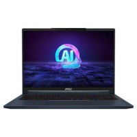 MSI PORTATIL STEALTH 16 AI STUDIO A1VIG-033XES. 16" 16:10 UHD+ (3840X2400) 120HZ. IPS. INTEL CORE ULTRA 9 185H. RTX 4090, GDDR6 16GB. DDR5 16GB*2. 1TB NVME PCIE SSD. SIN S.O.