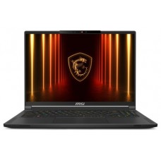 MSI Stealth 16 AI A2HWFG-076ES Intel Core Ultra 9 285H Portátil 40,6 cm (16") Quad HD+ 64 GB DDR5-SDRAM 2 TB SSD NVIDIA GeForce RTX 5060 Wi-Fi 7 (802.11be) Windows 11 Home Negro