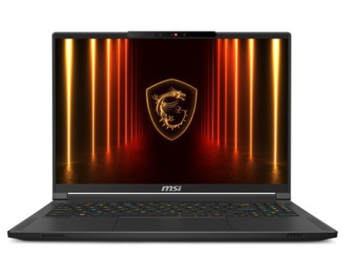 MSI Stealth 16 AI A2HWFG-076ES Intel Core Ultra 9 285H Portátil 40,6 cm (16") Quad HD+ 64 GB DDR5-SDRAM 2 TB SSD NVIDIA GeForce RTX 5060 Wi-Fi 7 (802.11be) Windows 11 Home Negro