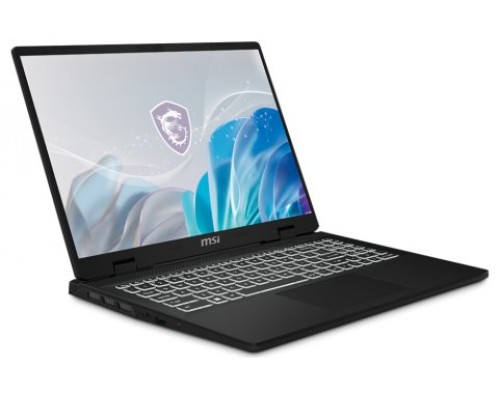 MSI PORTATIL CREATOR M16 HX C14VEG-096ES. 16" 16:10 QHD+(2560 X 1600), 240HZ. IPS. I7-14700HX PROCESSOR. RTX 4050, GDDR6 6GB. DDR5 8GB*2. 1TB NVME PCIE SSD. W11 HOME