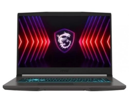 MSI PORTATIL THIN 15 B12VE-1490XES. 15.6" FHD (1920*1080), 144HZ. I5-12450H. RTX 4050, GDDR6 6GB. DDR IV 8GB*2 (3200MHZ). 512GB NVME PCIE SSD W/O DRAM. SIN S.O.