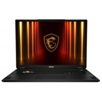 MSI PORTATIL STEALTH 18 HX AI A2XWIG-040XES. 18" 16:10 QHD+ (2560X1600), 240HZ, IPS. INTEL CORE ULTRA 9 275HX. NVIDIA GEFORCE RTX 5080 , GDDR7 16GB. DDR5 16GB*2. 2TB NVME PCIE SSD. SIN S.O.NEGRO