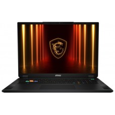 MSI PORTATIL STEALTH 18 HX AI A2XWIG-040XES. 18" 16:10 QHD+ (2560X1600), 240HZ, IPS. INTEL CORE ULTRA 9 275HX. NVIDIA GEFORCE RTX 5080 , GDDR7 16GB. DDR5 16GB*2. 2TB NVME PCIE SSD. SIN S.O.NEGRO